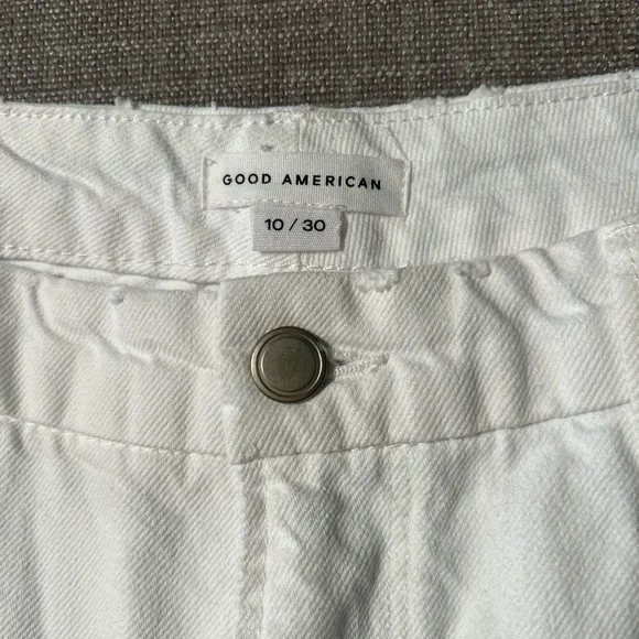 New Good American white Jeans Size 10/30 - Picture 8 of 14